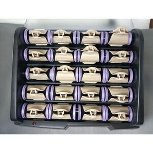 Remington ceramic silk hair rollers curlers H9096 T studio set of 20 electric